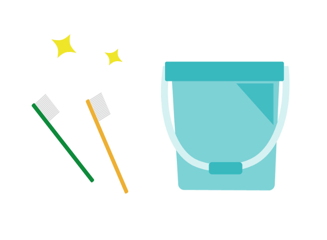 窓のお手入れ、サッシ・レール